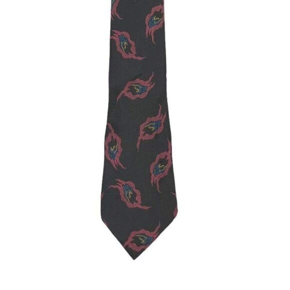 GIORGIO ARMANI MENS TIE BLUE WITH DESIGN